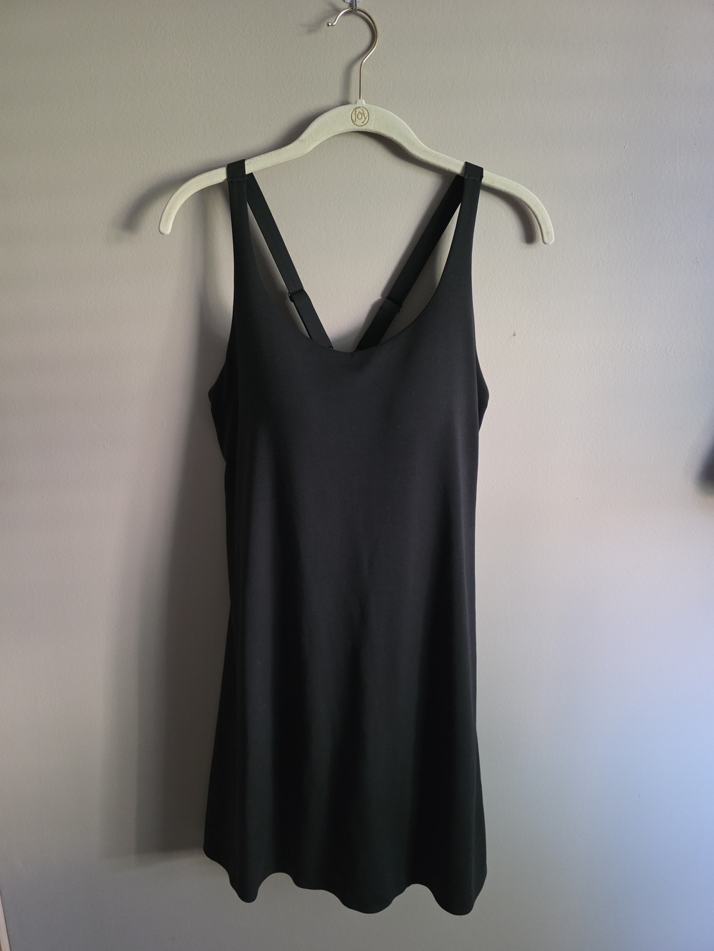 Black Strappy Slip Dress